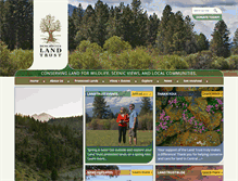 Tablet Screenshot of deschuteslandtrust.org